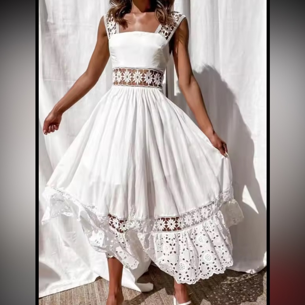 White summer dress